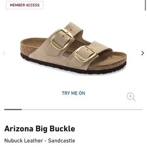 Arizona Big Buckle Nubuck Leather - Sandcastle